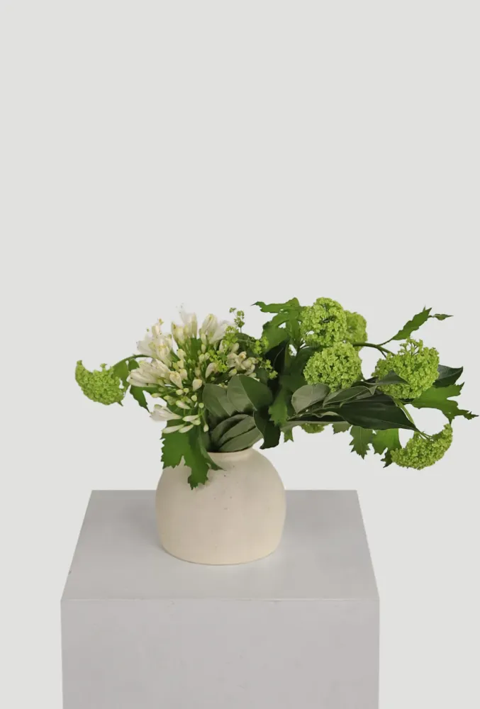 Floral decor green serenity