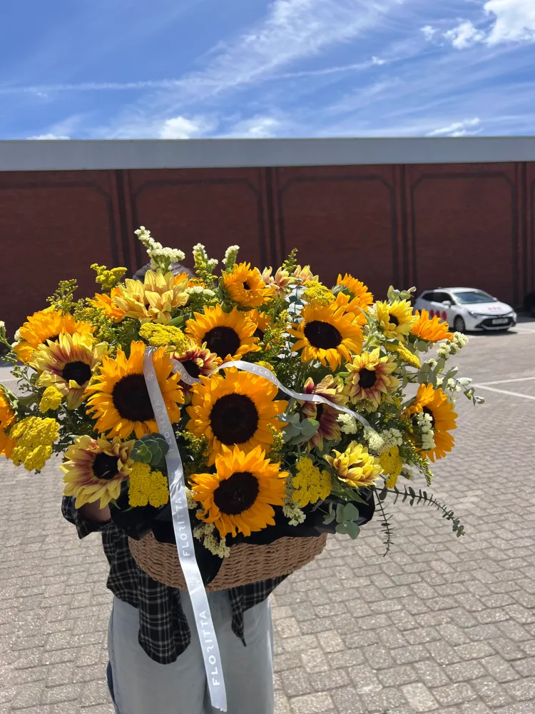 Golden sunshine basket
