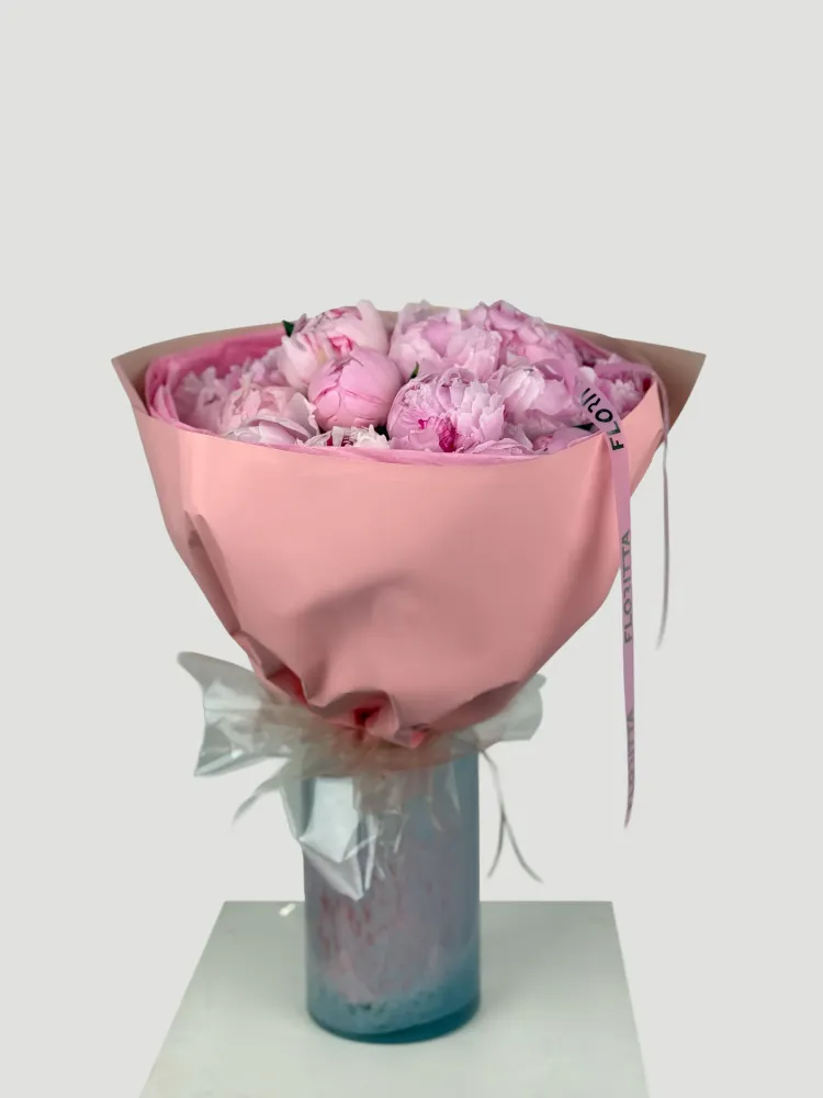 30 pink peony bouquet