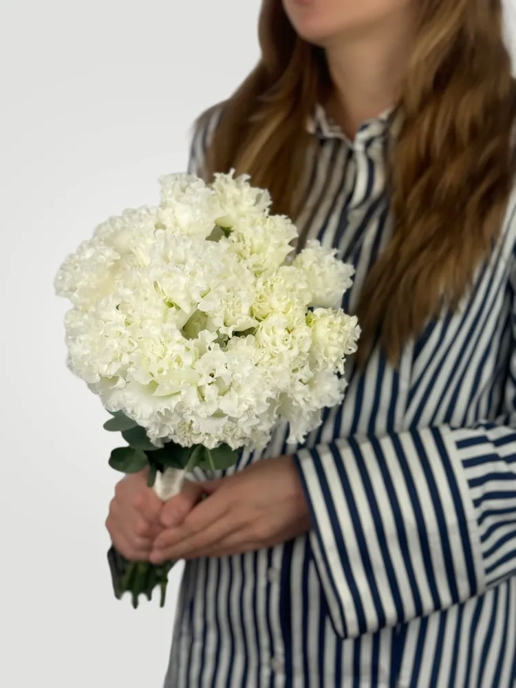 Eternal elegance lisianthus wedding bouquet
