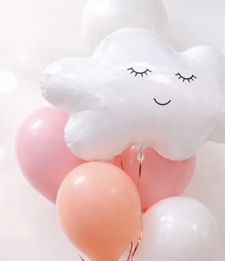 Little cloud dream (6 balloons helium inflated)