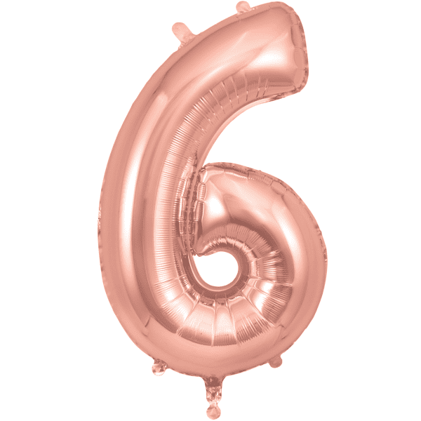 Silver balloon number 6 (helium inflated)