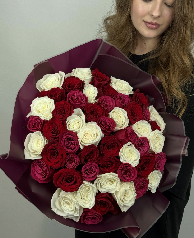 Rouge royale (50 roses)