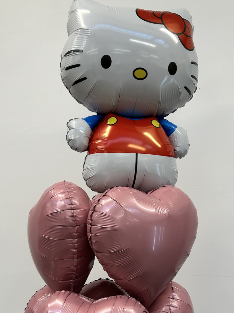 Hello kitty (6 balloon helium inflated)