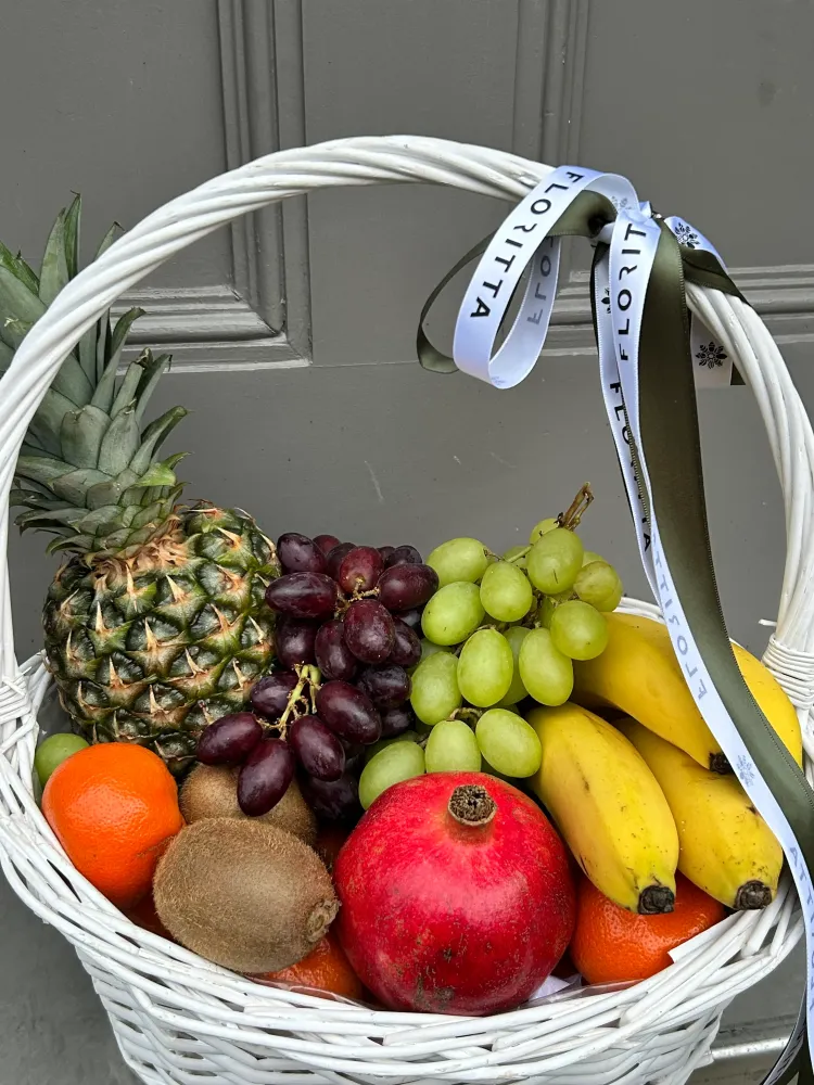 Golden harvest fruit basket