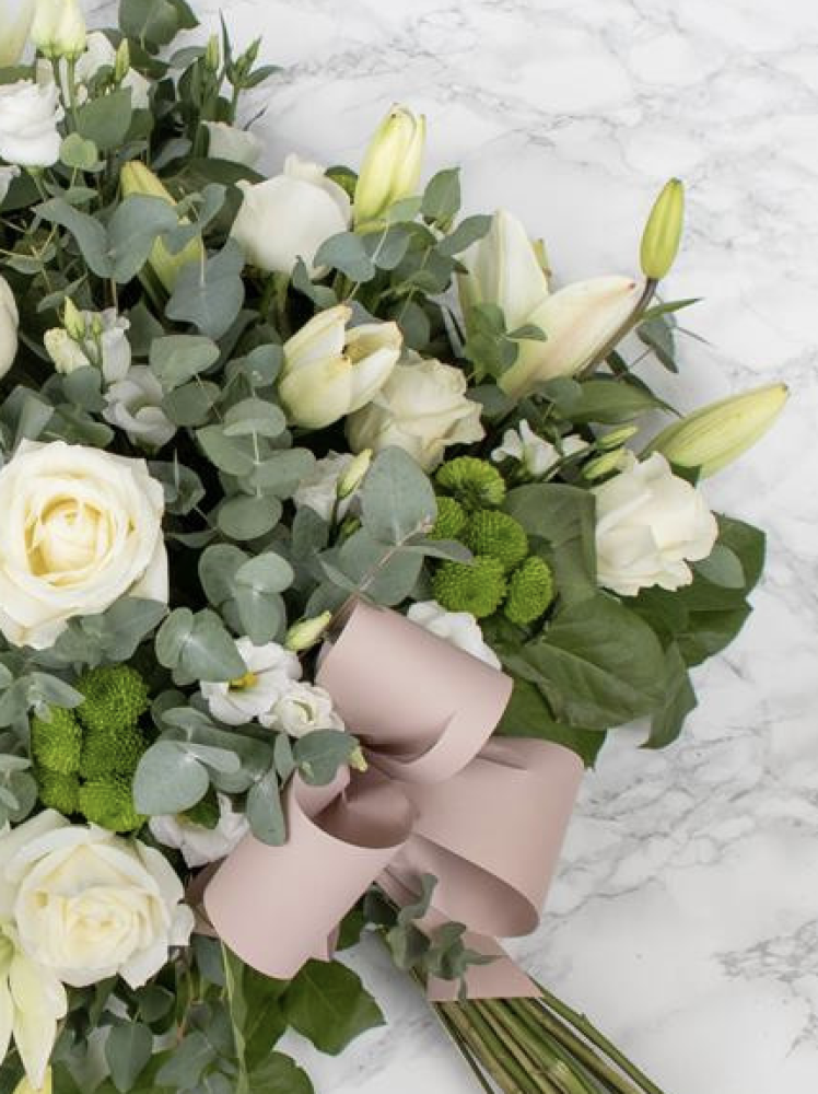 Ivory elegance sympathy spray