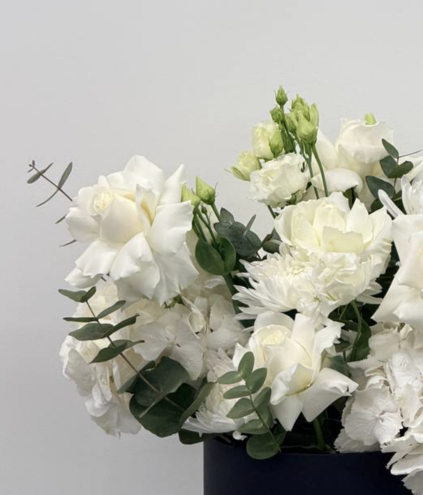 Gentle peace floral arrangement