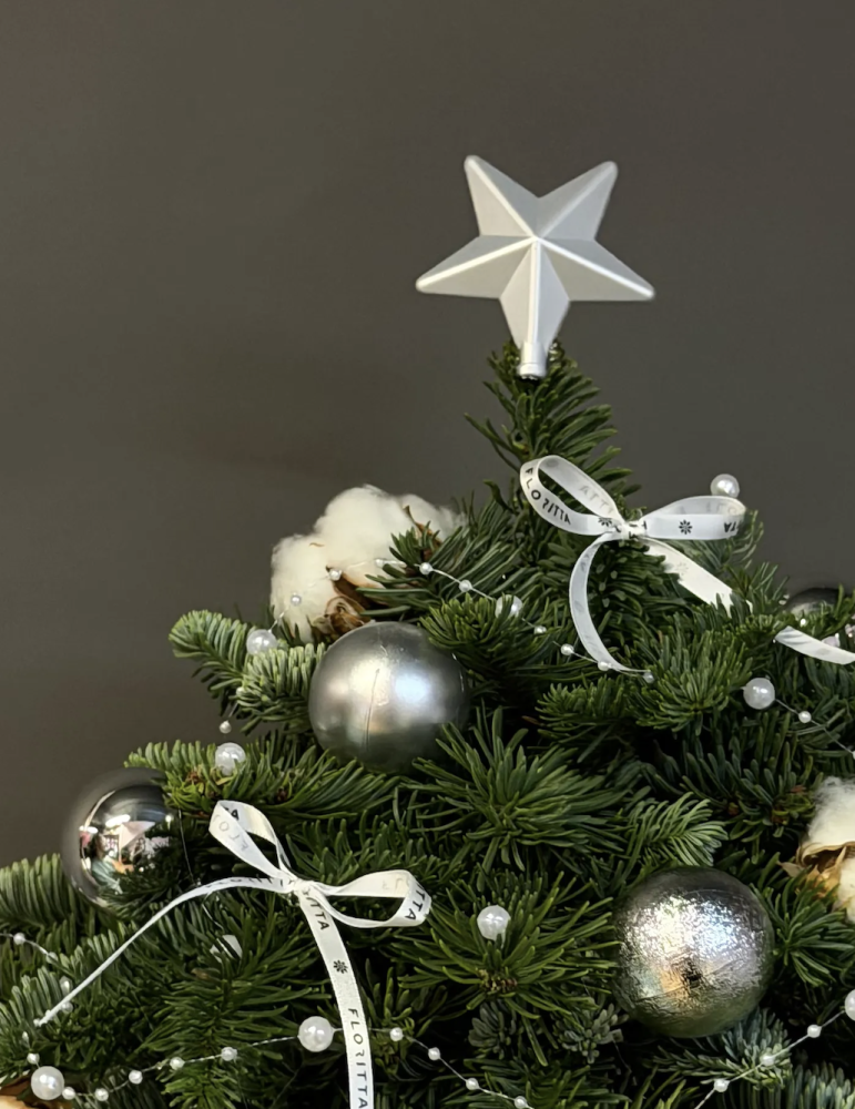 Crimson noël mini tree