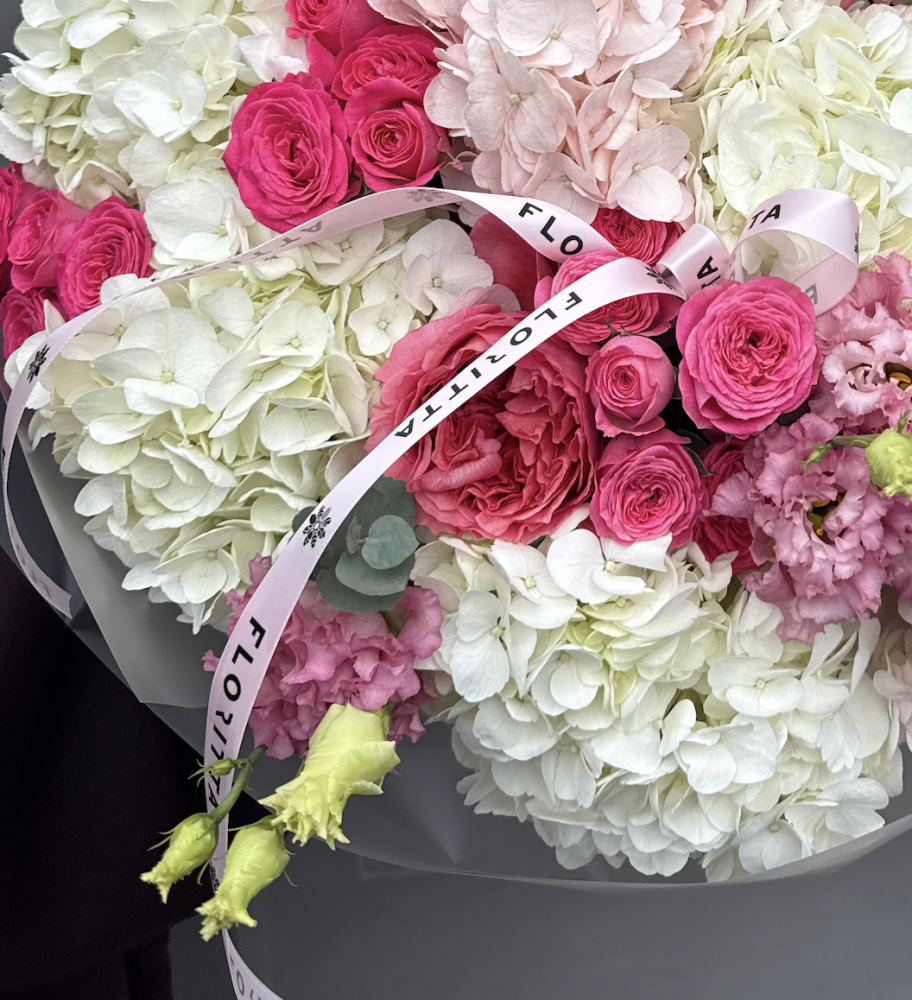 Knightsbridge blossom symphony (hydrangeas, eustoma & spray roses)
