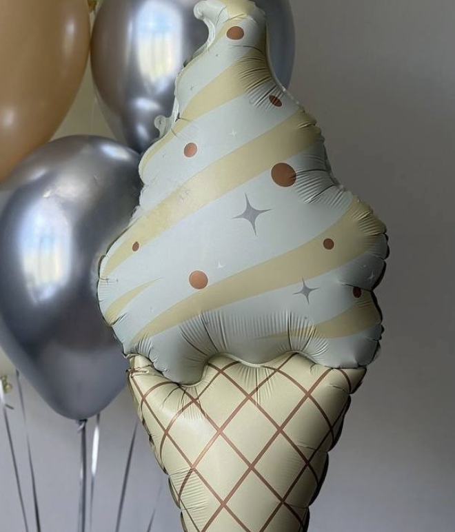 Vanilla dream (8 balloons helium inflated)