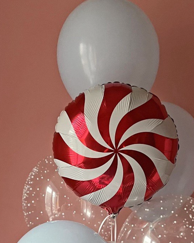 Winter candy sweet (7 balloon helium inflated)