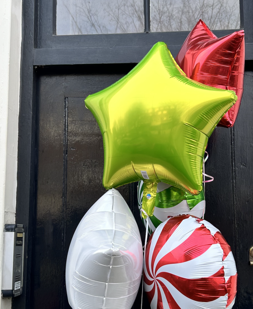 Candy sparkle affair (5 balloon helium inflated)