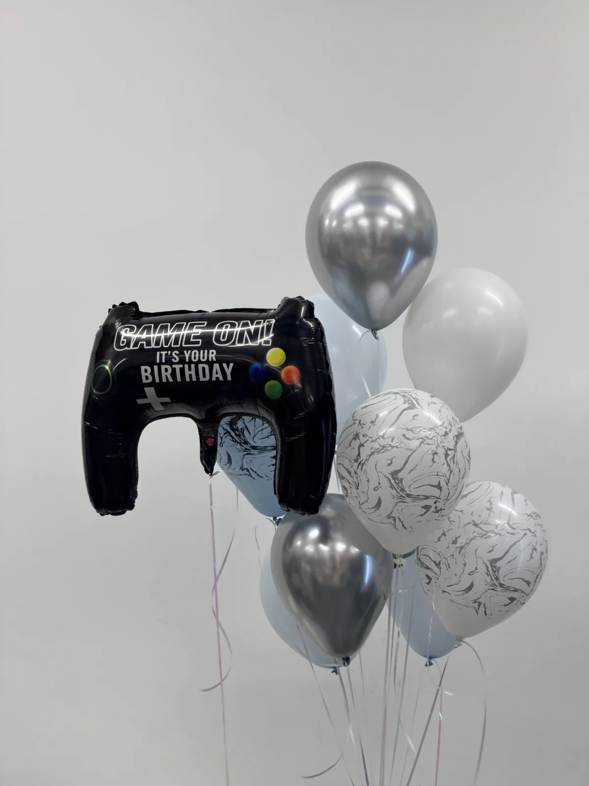 Level up party (11 balloons helium inflated)