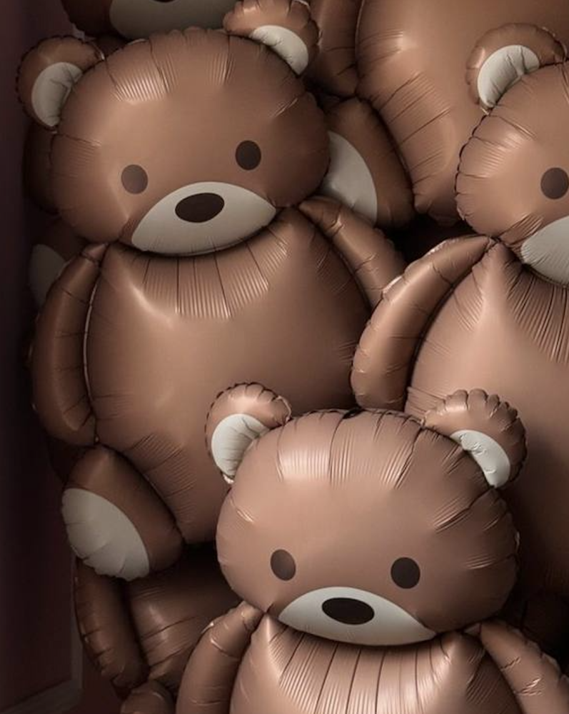 Caramel teddy companions (6 balloons)