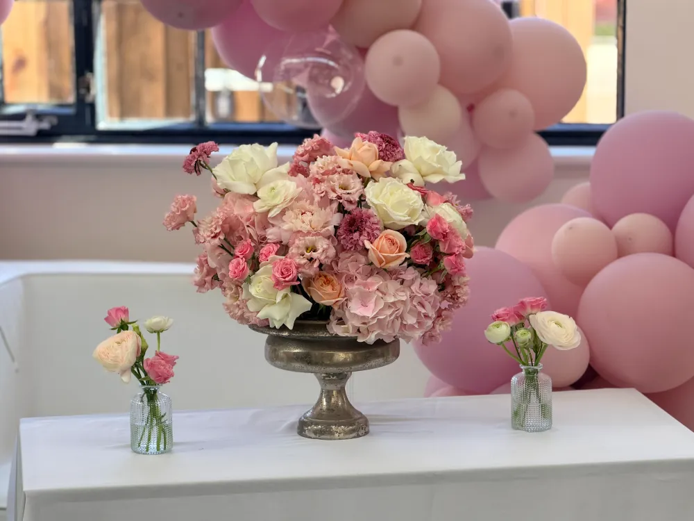 English tea party centrepiece set (balloons and vases are not included)