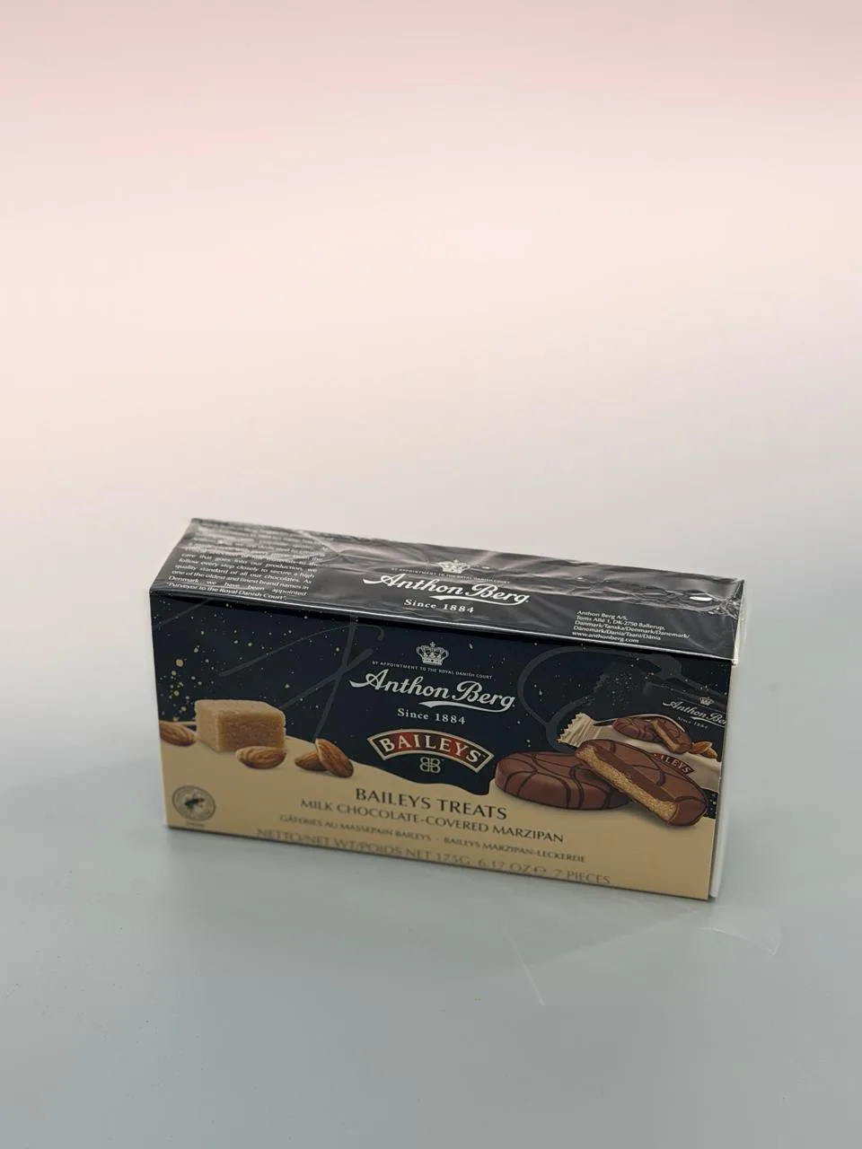 Anthon Berg Baileys marzipan treats box (can only be ordered together with a bouquet)