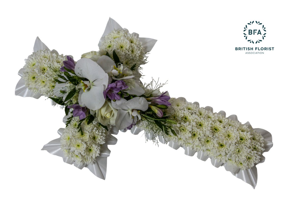 Classic Funeral Cross — funeral tribute by Floritta, London