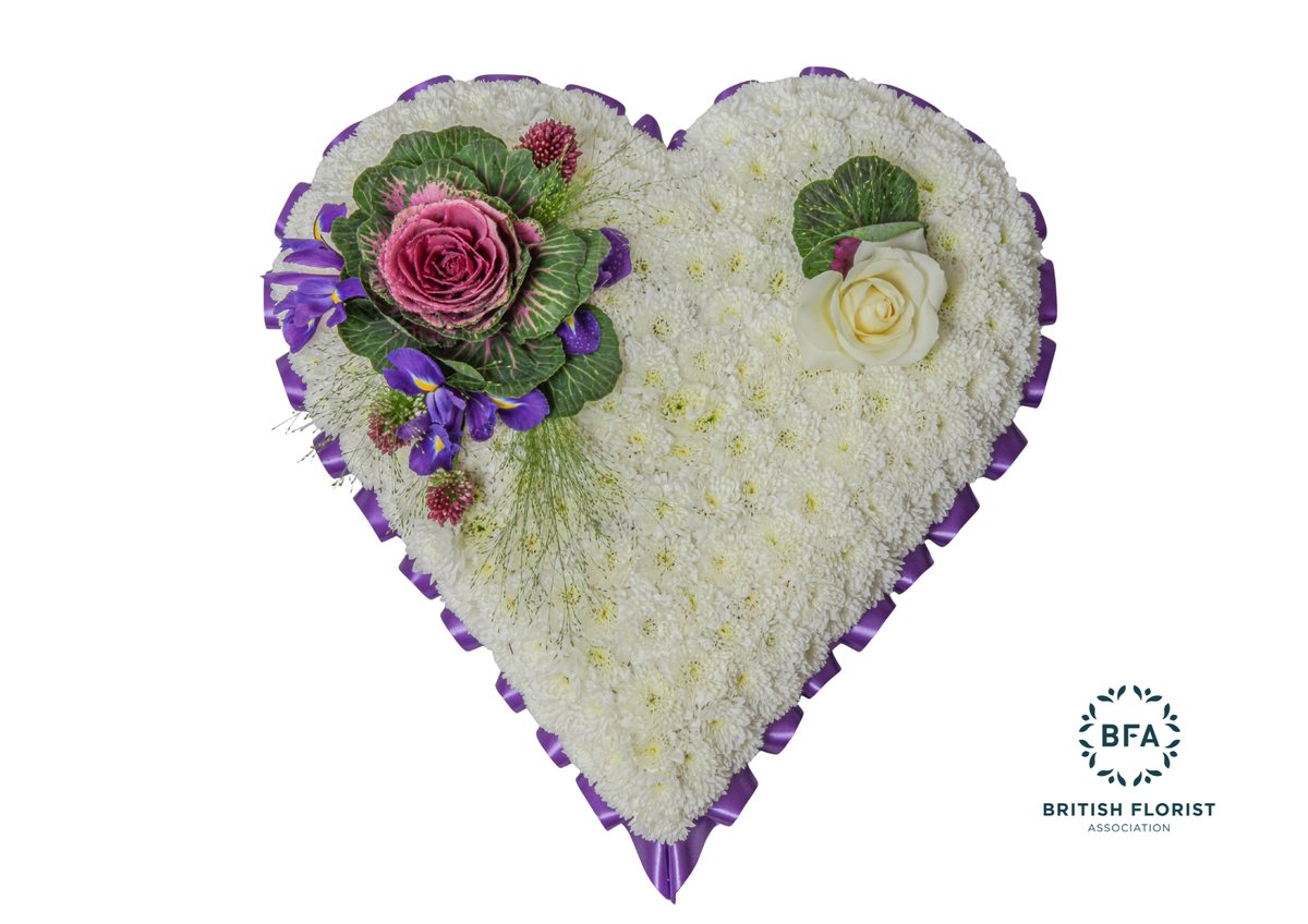 Funeral Heart Tribute — funeral tribute by Floritta, London