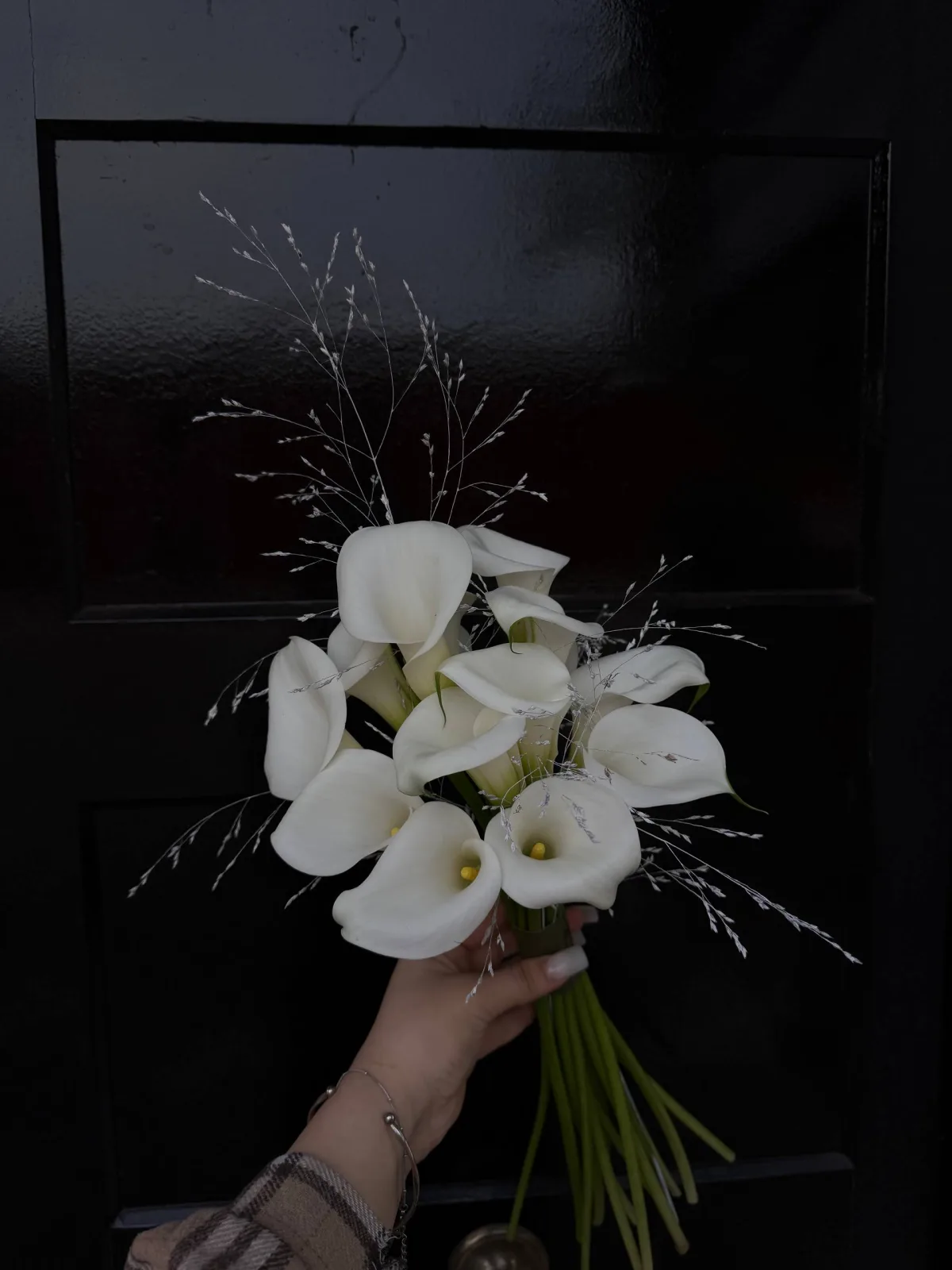 Swan lake (bridal callas & matching boutonnière)