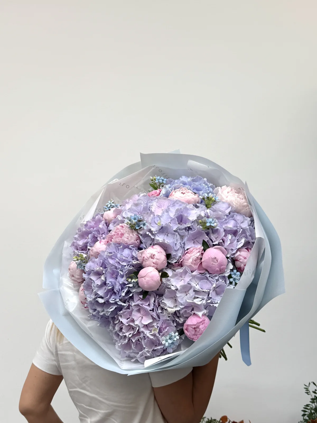 Lavender sky bouquet (lilac hydrangeas & peonies)